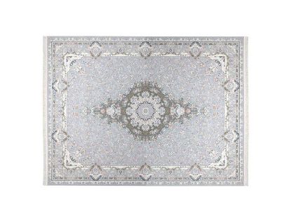 تصویر فرش پاتریس طرح شکوفه باران رنگ فیلی 1500 شانه